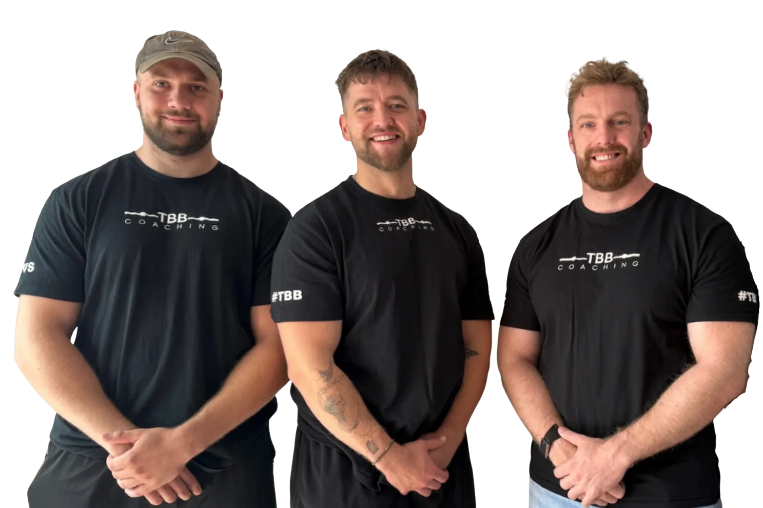 Die Powerlifting-Coaches Titus, Maik und Maxi von TBB Coaching